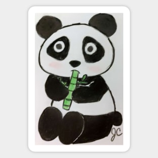 Snack time for Panda Sticker